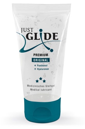 Just Glide Premium Original - vegán, vízbázisú síkosító (50ml)