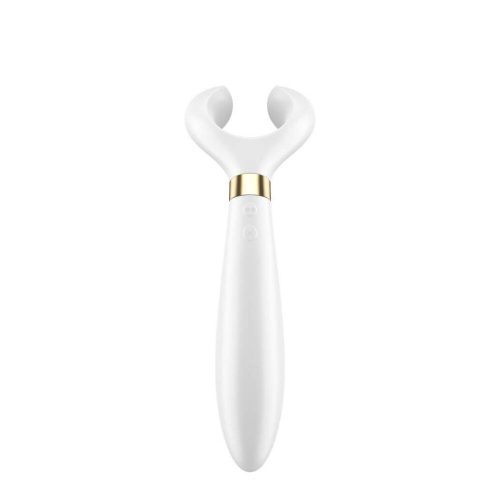 Satisfyer Endless Fun- Akku, vízálló, bőrbarát, párvibrátor (fehér)