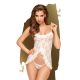 Penthouse - Flawless Love M/L - Szexi, fehér babydoll