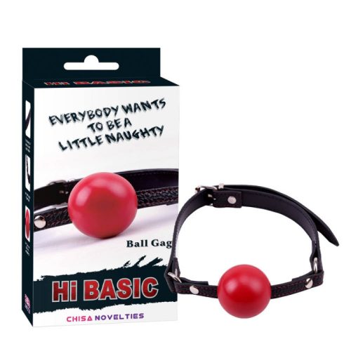 Chisa Novelties - Red Ball Gag - Piros szájpecek