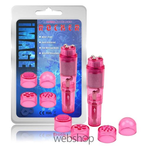 Chisa The Ultimate Mini Massager Pink- Cserélhető fejű csiklóizgató