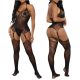 EwToys Bodystocking B02 - Fekete harisnyaoverall