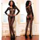 EwToys Bodystocking B04 - Fekete harisnyaoverall