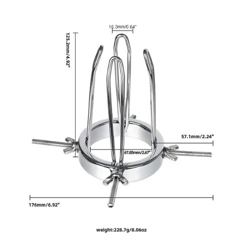  EwToys - Rozsdamentes acél anál tágító 02