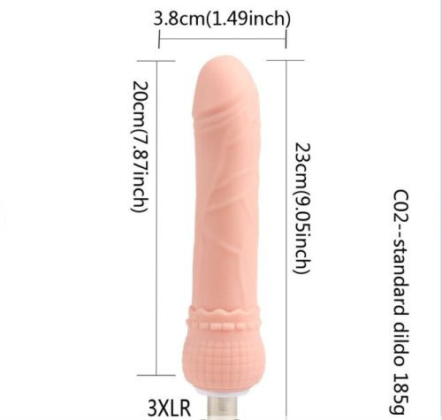 EwToys - Szexgép dildo 13. - Testszínű, 20 cm.