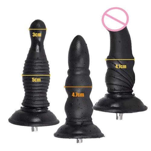 EwToys - Átalakítóval ellátott 3 db-os különleges dildo csomag EwToys és más szexgéphez 