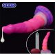 EwToys - Monster Ejakuláló dildo 17 - Műspermával tölthető sárkyánypénisz szörnyecske