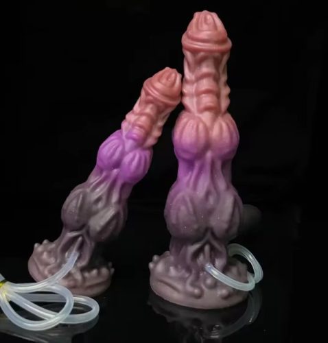 EwToys - Monster Ejakuláló dildo 18 - Műspermával tölthető sárkyánypénisz szörnyecske - S/M választható méret