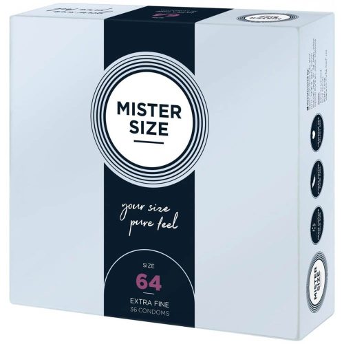 MISTER SIZE 64 mm Condoms 36 db.