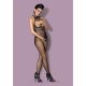 Bodystocking N101 S/M/L - Mellnél és alul enyhén nyitott, testharisnya