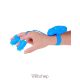 Pipedream Neon Magic Touch Finger Fun Blue- Szabályozható rezgési funkcióval ellátott unisex izgató