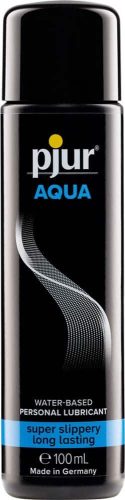 pjur® AQUA - 100 ml bottle - Érzékeny bőrön és nyálkahártyán is kitűnően alkalmazható vízbázisú síkosító