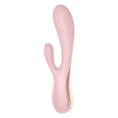 Satisfyer - Mono Flex (Mauve) app-vezérelt, csiklóizgatós, g-pontos, vízálló vibrátor, 2 motorral