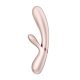 Satisfyer - Hot Lover Champagne - Melegítős, applikációs, G-pontos Prémium vibrátor - pezsgőszín