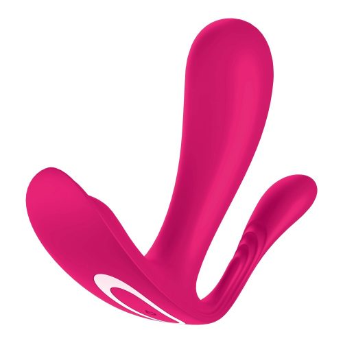 Satisfyer - Top Secret+ pink - csiklóizgatós, vízálló, g-pontos, távirányítós, app-vezérelt vibrátor