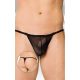 Softline - Thong 4434 black/ SL - fekete, necc férfi tanga