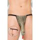 Softline Thong 4440    silver/SL- Vicces erotikus férfi alsó