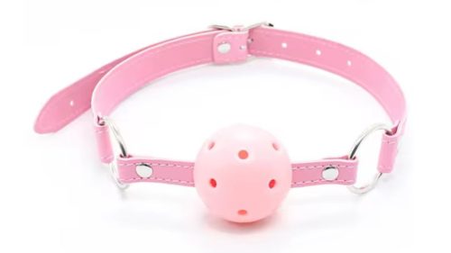  EwToys- Pink Ball Gag - Rózsaszín szájpecek